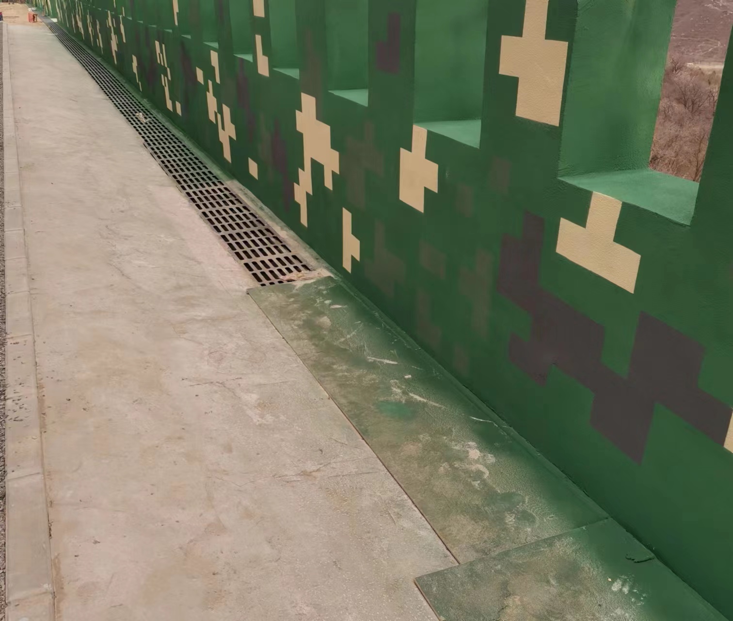 淮南围墙迷彩喷涂,数迷彩漆